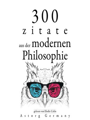 cover image of 300 Zitate aus der zeitgenössischen Philosophie